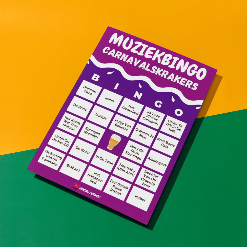 Muziekbingo Carnaval