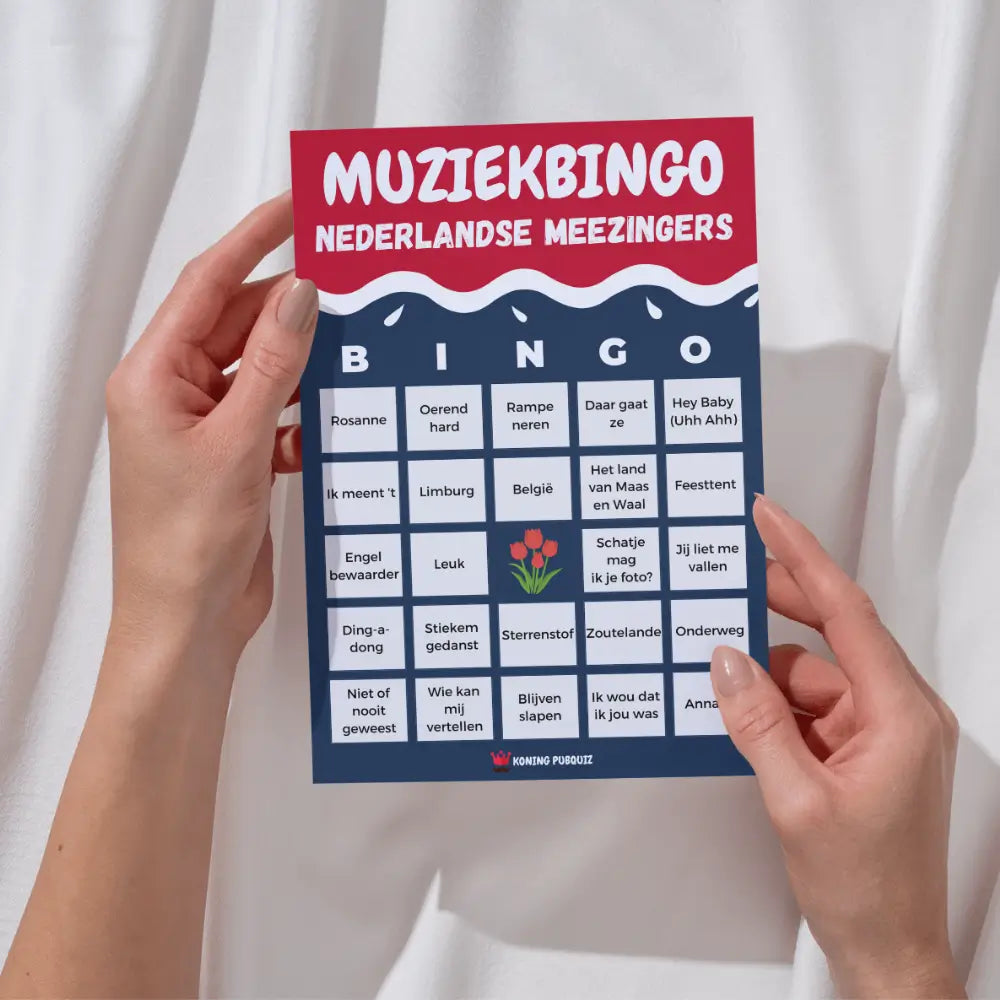Muziekbingo Nederlandse Meezingers