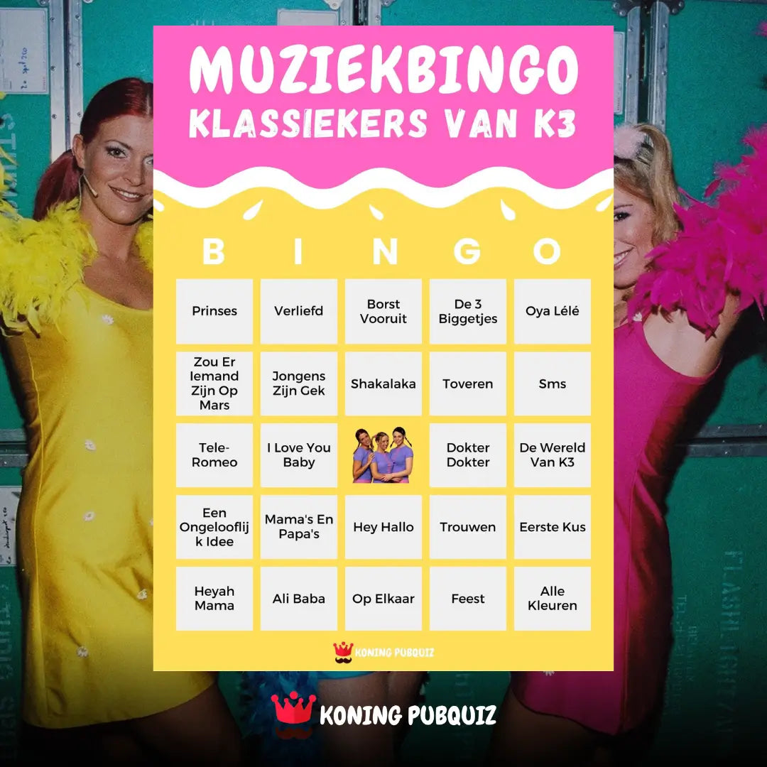 Muziekbingo K3 Classics