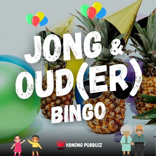 Muziekbingo voor jong en oud van Koning PubQuiz