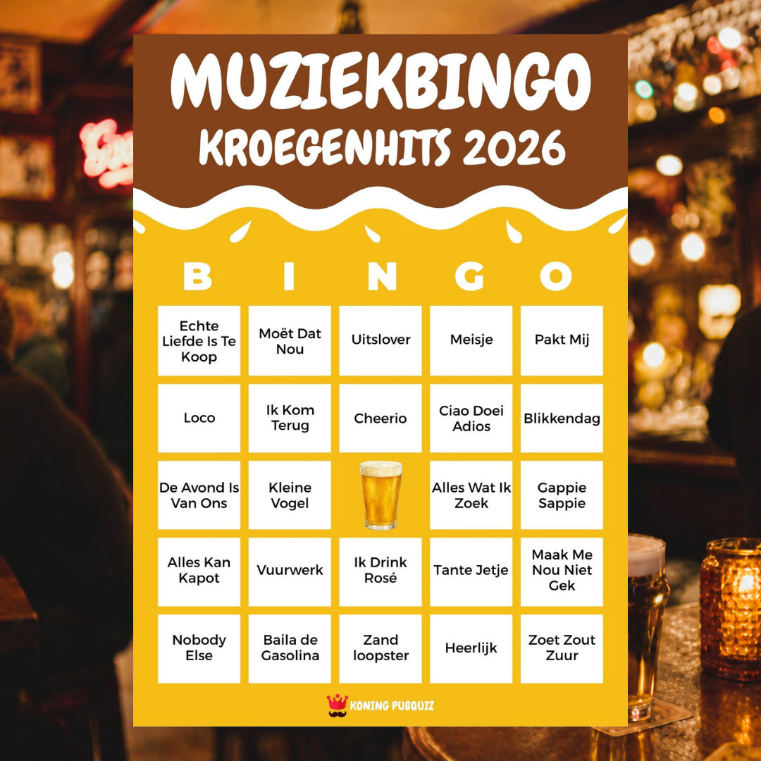 Muziekbingo Kroegenhits 2026
