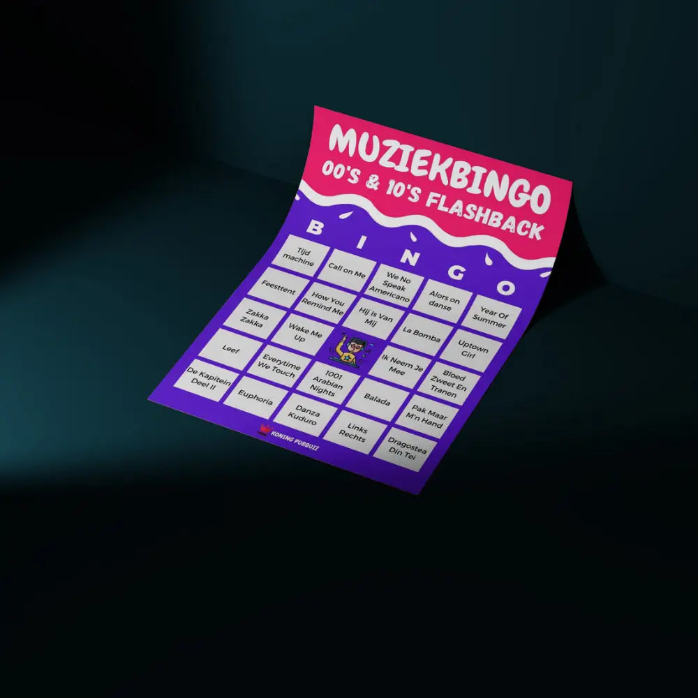 muziekbingo jaren 00 en jaren 10 mockup