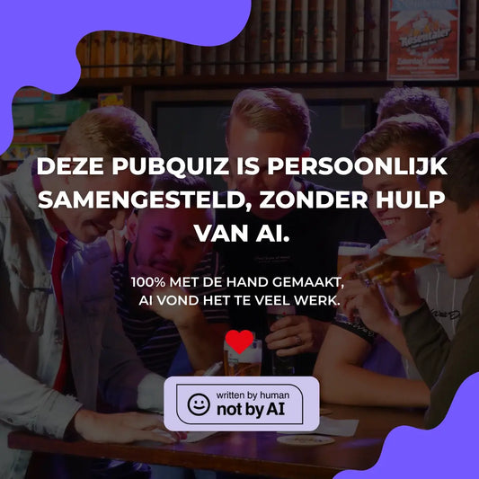 de eindejaarsquiz 2025 is niet met behulp van AI gemaakt