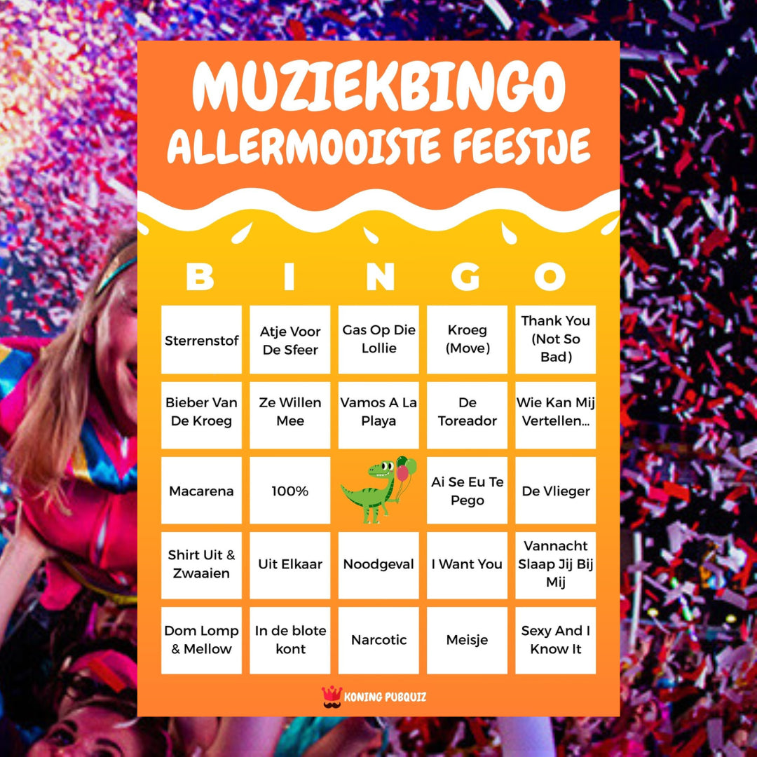 Muziekbingo Allermooiste Feestje