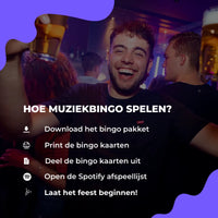 stappenplan voor het organiseren van muziekbingo