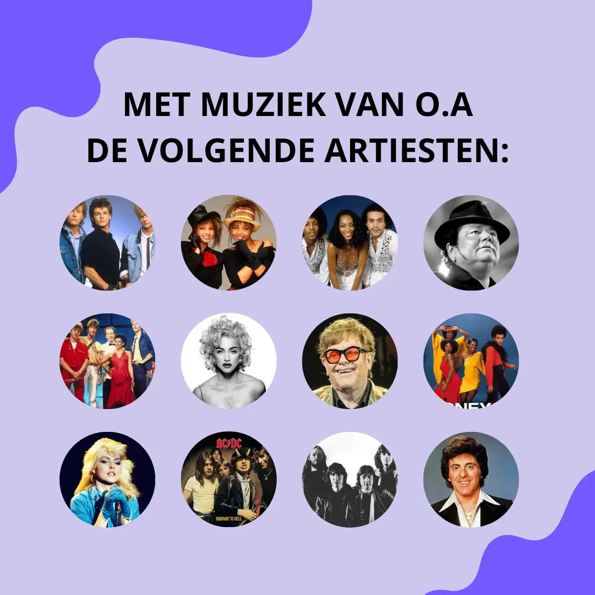 Muziekbingo 70's + 80's Hits