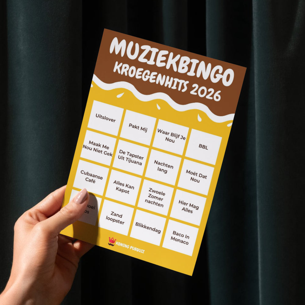 Muziekbingo Kroegenhits 2026