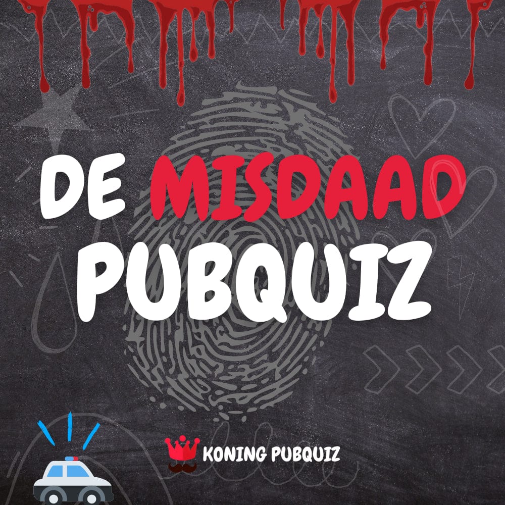 Misdaad De Misdaad PubQuiz | De Criminele PubQuiz van Nederland