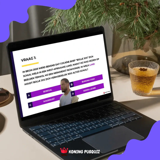 Een voorbeeldvraag uit de Eindejaarsquiz 2025
