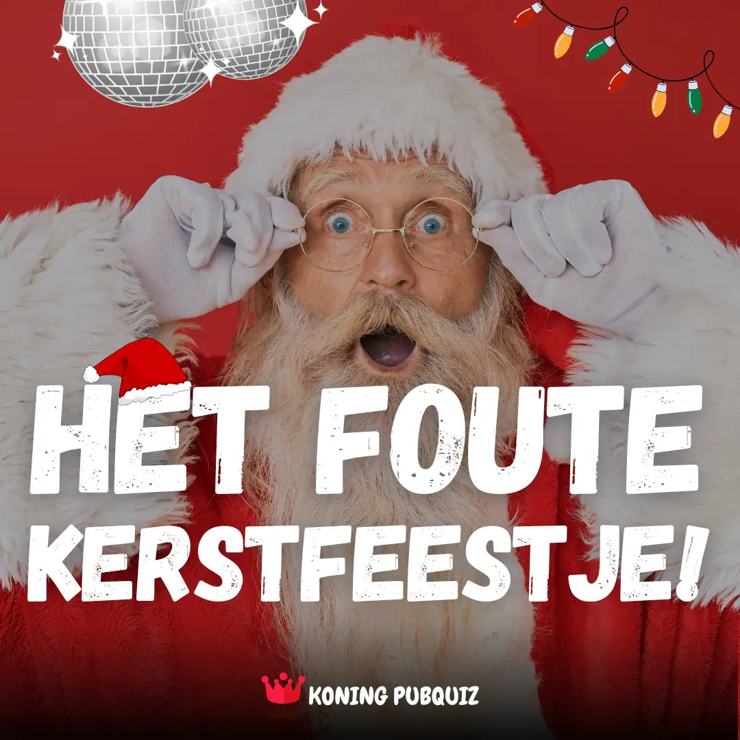 Muziekbingo Het Foute Kerstfeestje