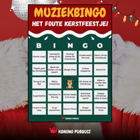 Muziekbingo Het Foute Kerstfeestje