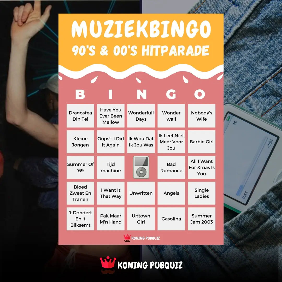 Muziekbingo 90's & 00's Hitparade