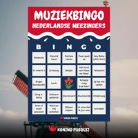 Muziekbingo Nederlandse Meezingers