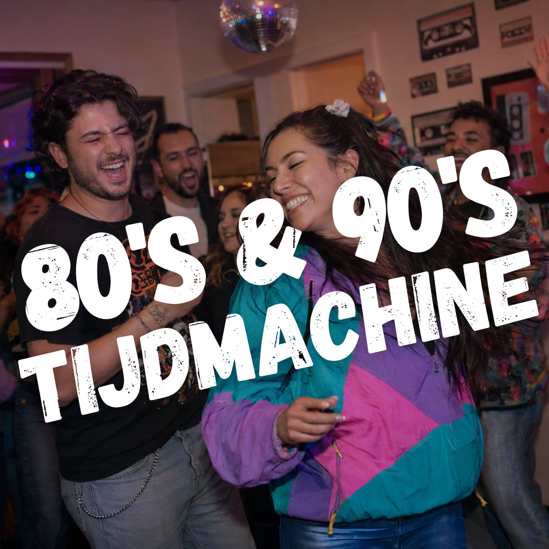 Muziekbingo jaren 80 en jaren 90 tijdmachine