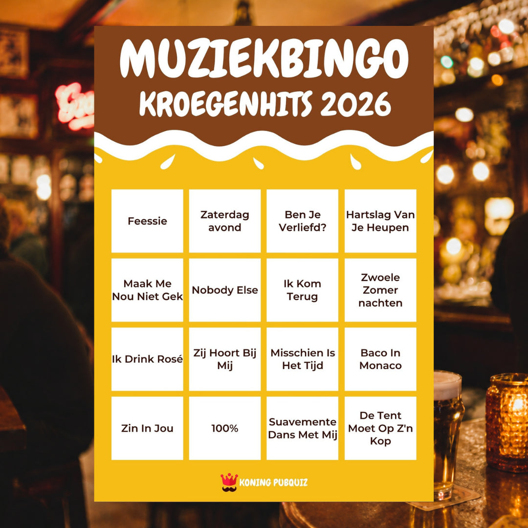 Muziekbingo Kroegenhits 2026
