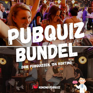 pubquiz bundel, drie pubquizzen 15% korting