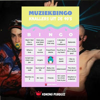 Muziekbingo Knallers Uit De 90's