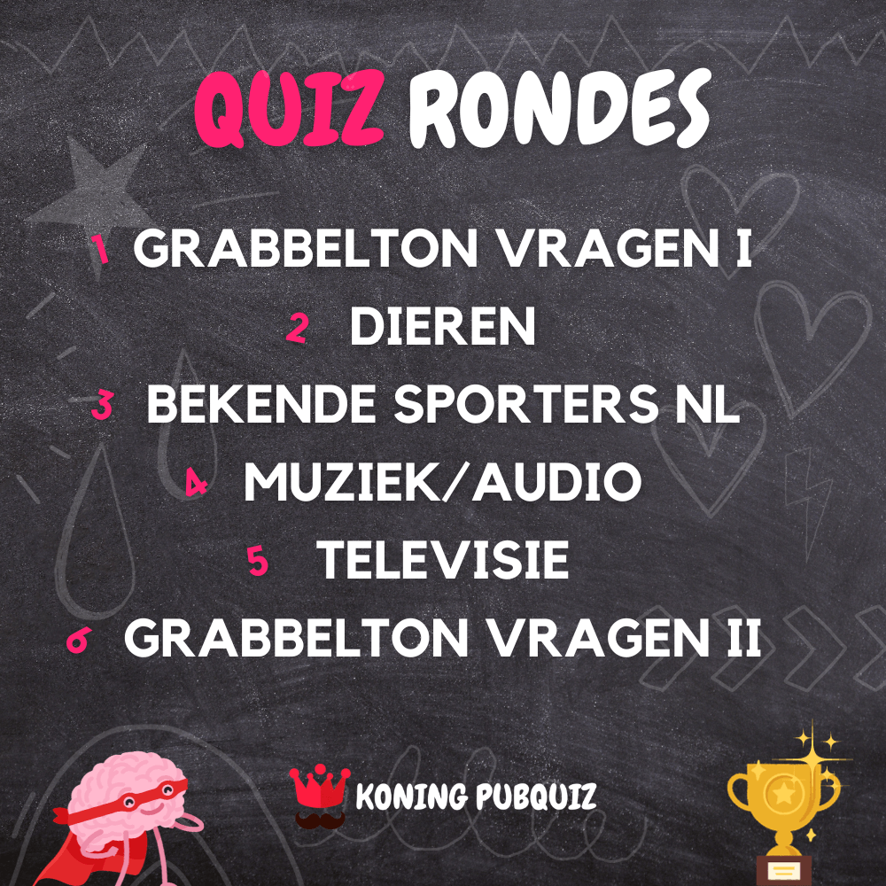 quizrondes voor Koning PubQuiz #4