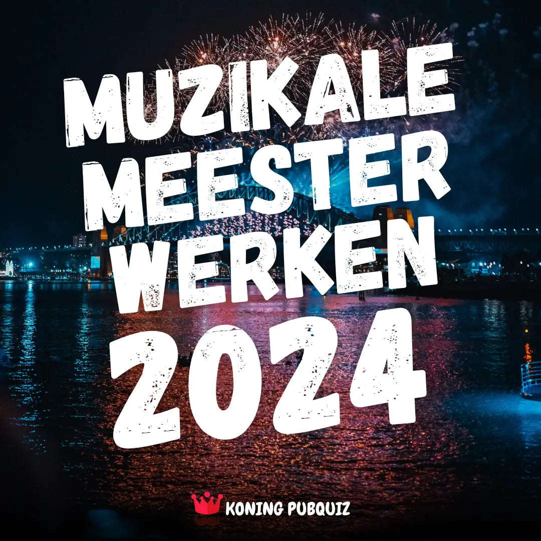 muziekbingo jaaroverzicht 2024 met de beste muziek uit 2024