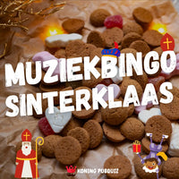 muziekbingo sinterklaas om te spelen tijdens het Sinterklaas feest
