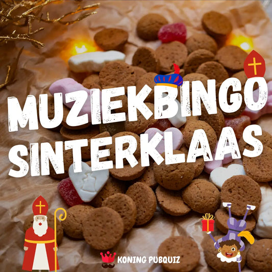 muziekbingo sinterklaas om te spelen tijdens het Sinterklaas feest