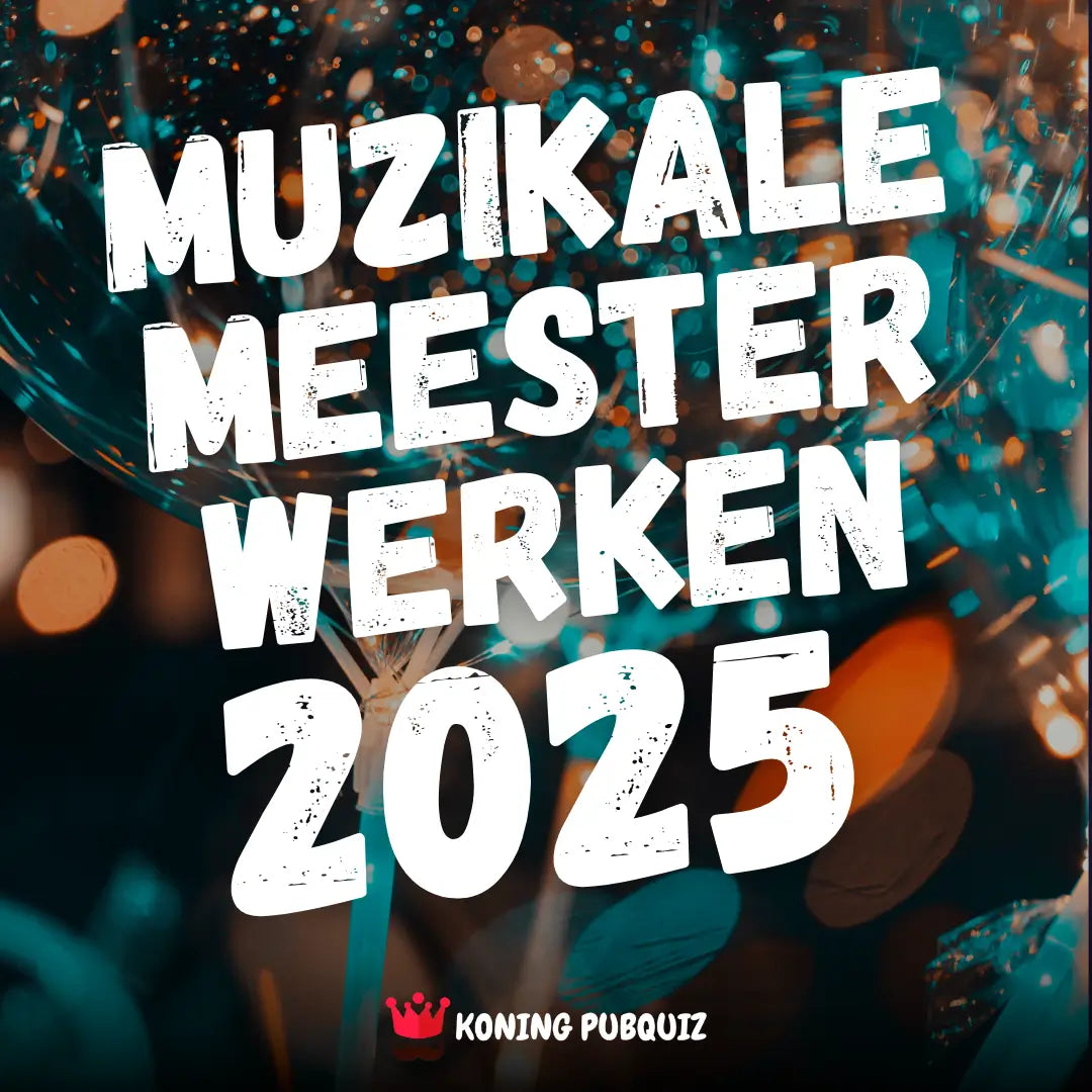 Muziekbingo jaaroverzicht 2025 met hits uit 2025