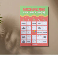 muziekbingo spelen met jong en oud