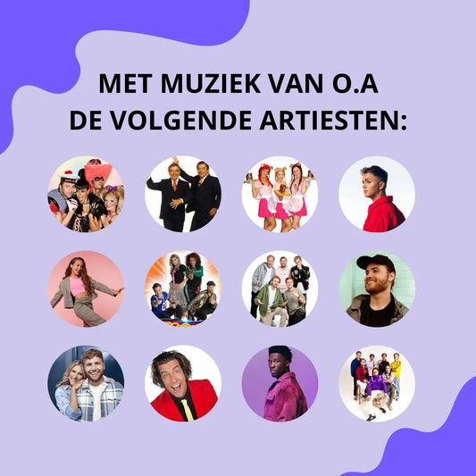 muziekbingo jong & ouder artiesten