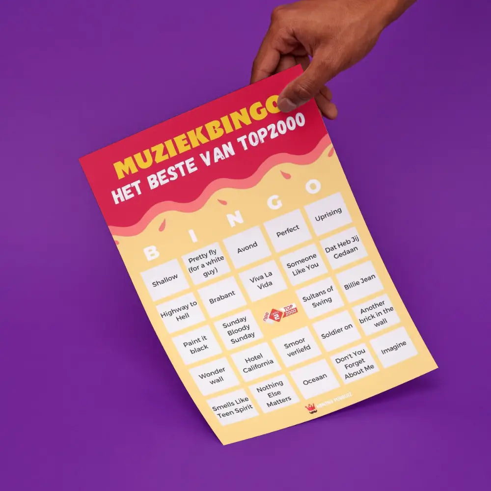 de beste muziek in de top2000 muziekbingo